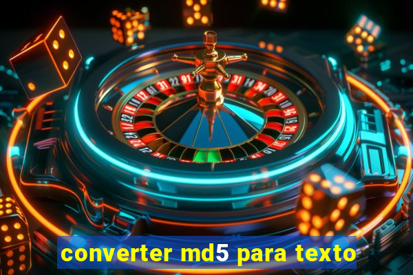 converter md5 para texto